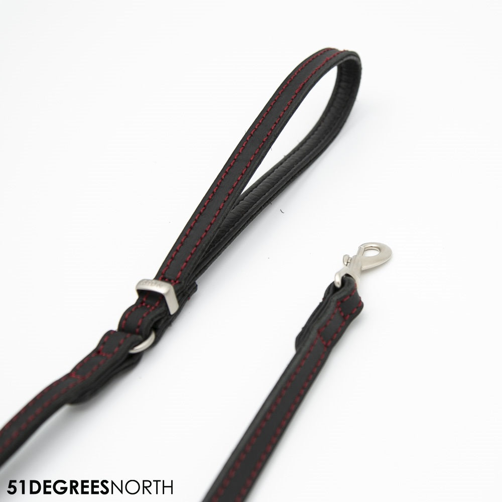 Milano Classic Leash – 51 Degrees North – Contrast black
