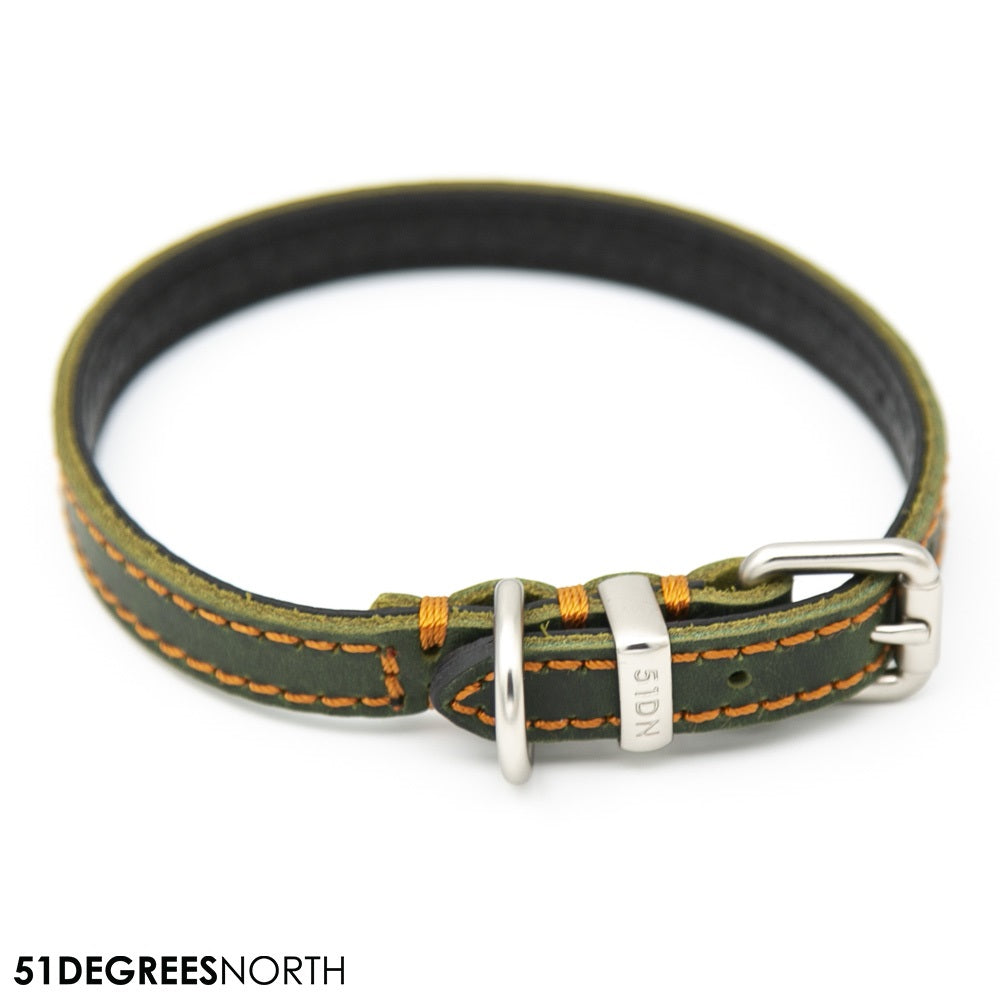 Halsband Milano Classic – 51 Degrees North – Grün