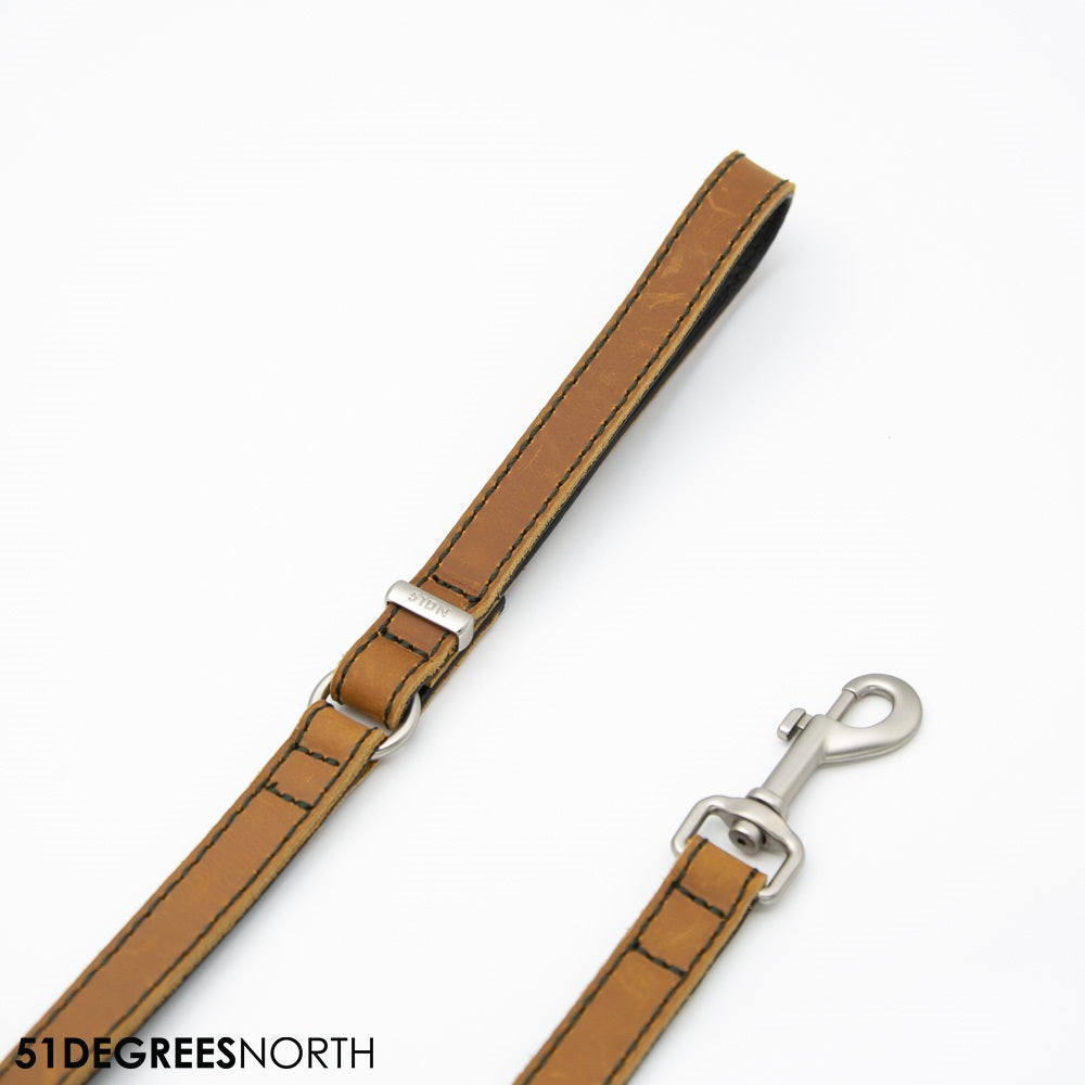 Leine Milano Classic – 51 Degrees North – Kontrast Cognac