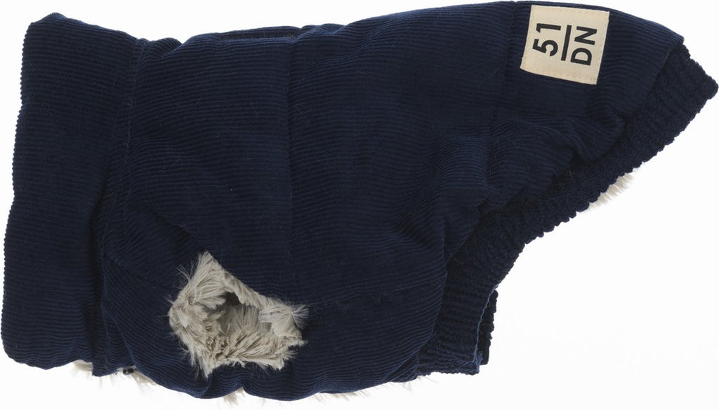 Manteau Velours Bleu pour chien – 51 Degrees North