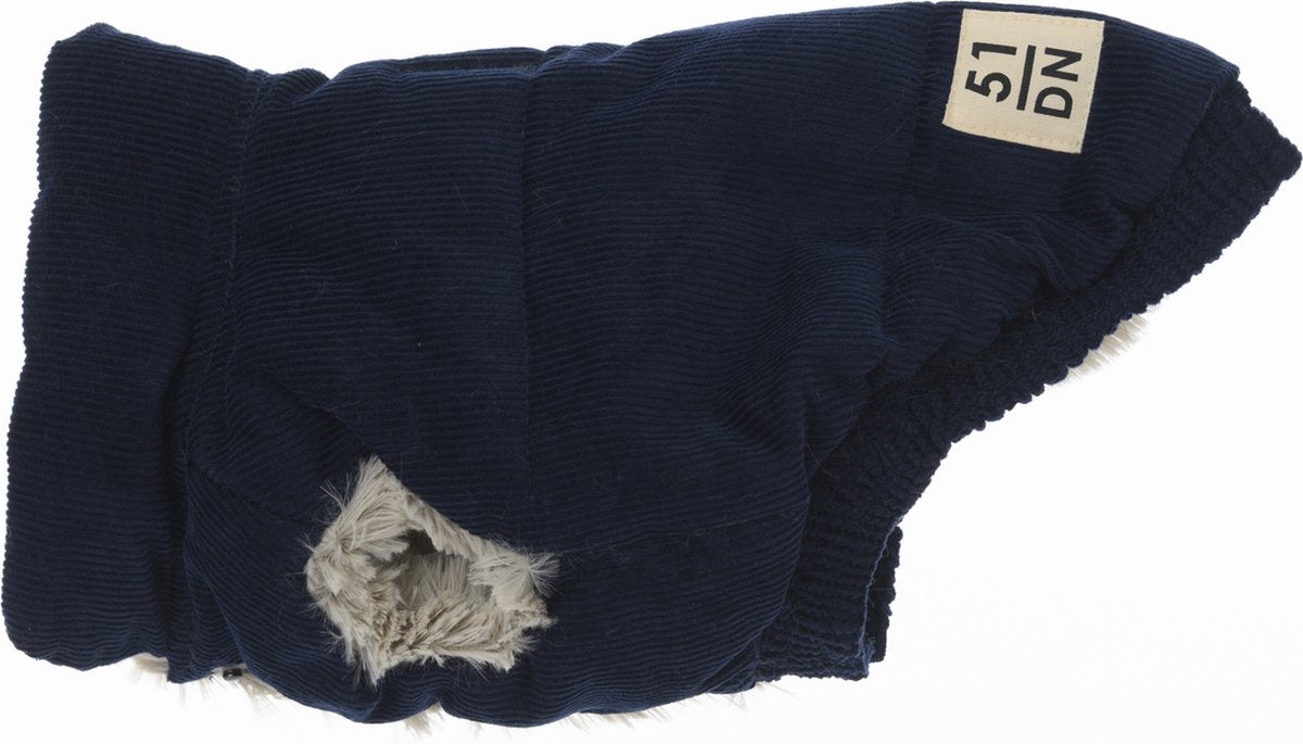 Manteau Velours Bleu pour chien – 51 Degrees North