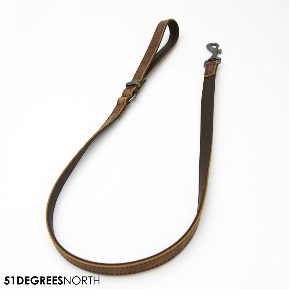 Laisse Milano Classic – 51 Degrees North- Dark brown