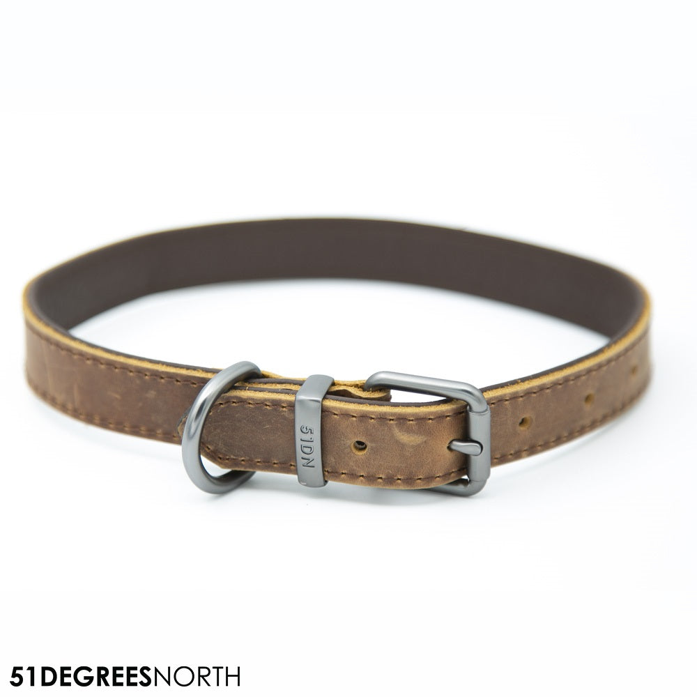 Collier Milano Classic – 51 Degrees North- Dark brown