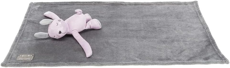 TRIXIE Junior – Ensemble couverture douce et peluche pour chiot – Lapin mauve ou ours turquoise