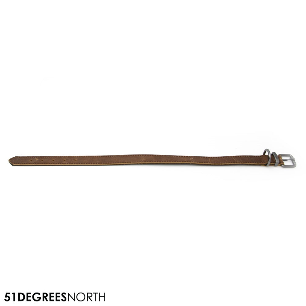 Halsband Milano Classic – 51 Degrees North – Dunkelbraun