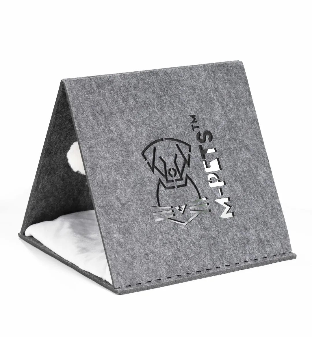 Tente pour chat M-PETS ECO Tent grise – Feutre recyclé