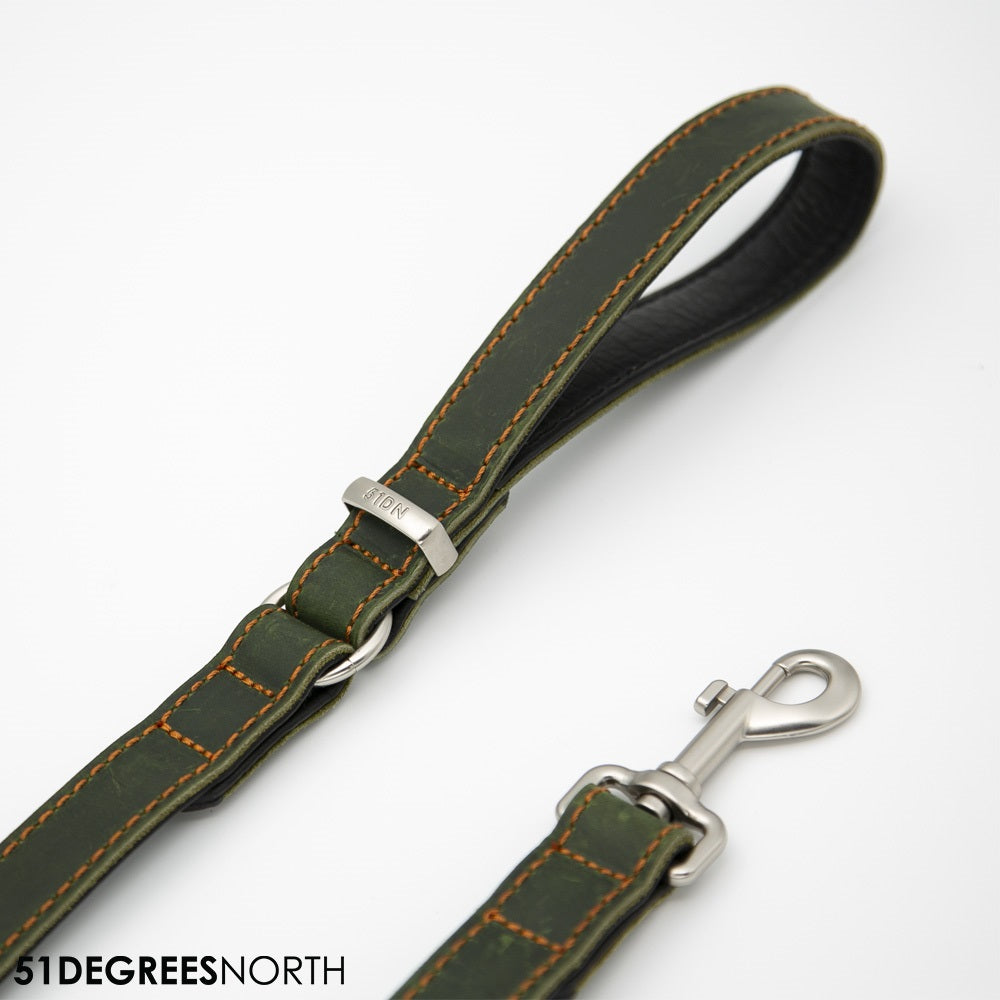 Laisse Milano Classic – 51 Degrees North- Green