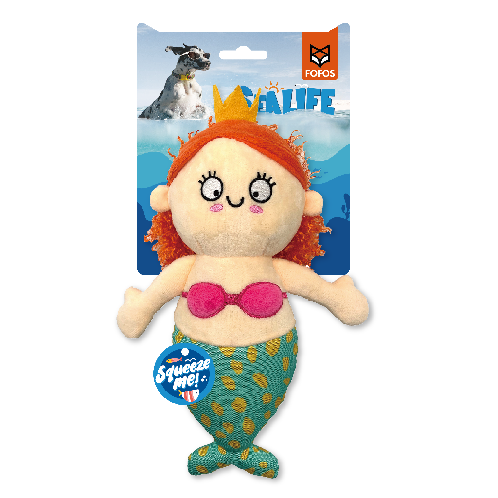 FOFOS Sealife – Jouet Sirène pour chien
