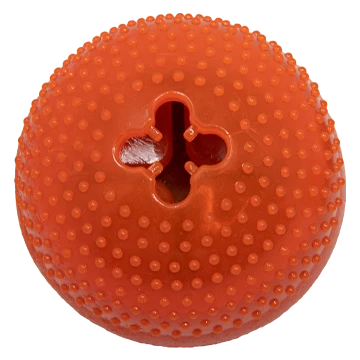 STARMARK Everlasting Treat Bento Ball – Balle interactive à friandises pour chien – Orange