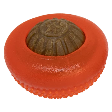STARMARK Everlasting Treat Bento Ball – Balle interactive à friandises pour chien – Orange