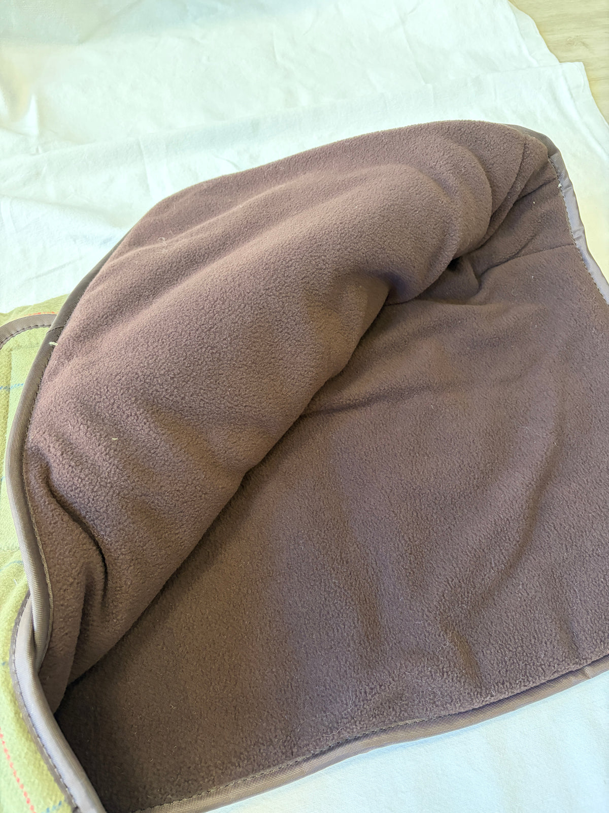 Manteau pour chien  Tweed Olive - Weatherbeetadog