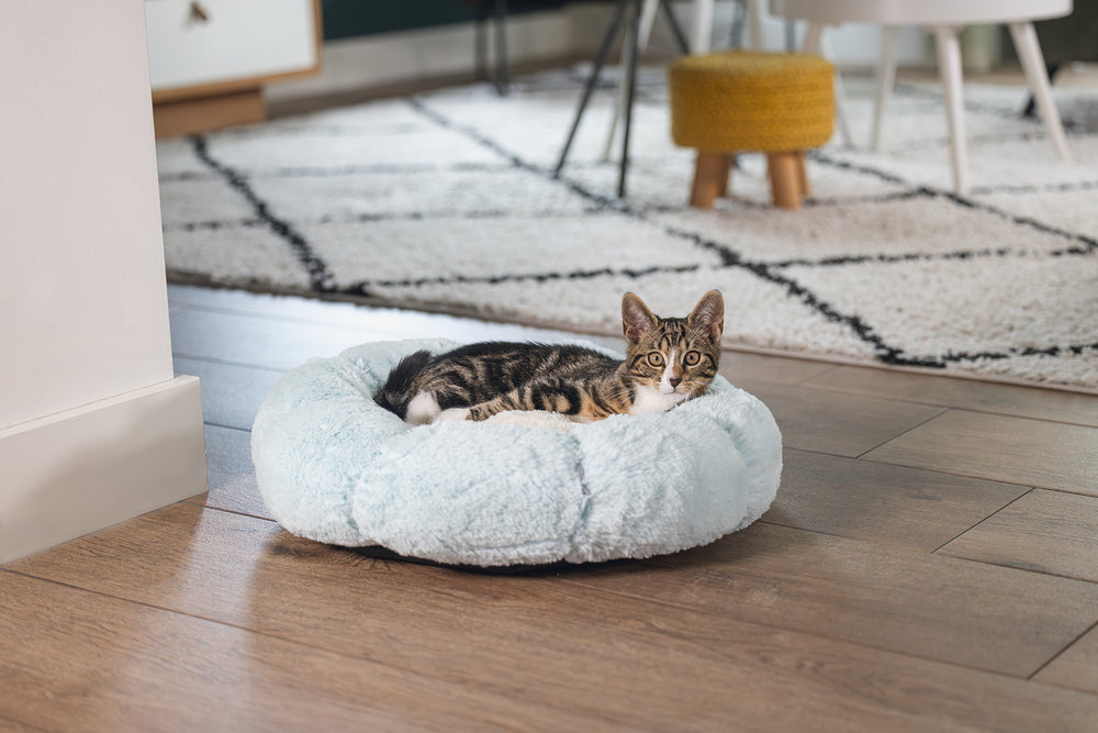 Beeztees Maui – Panier fleur en peluche pour chat