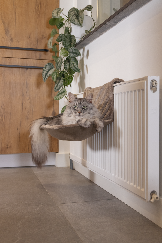BEEZTEES Sleepy – Hamac douillet pour radiateur pour chat – 4 coloris
