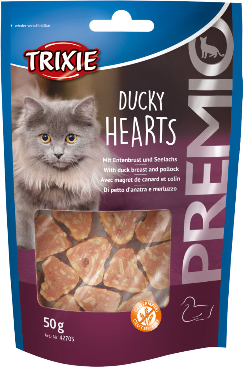 PREMIO Hearts au magret de canard & colin – 50 g – TRIXIE