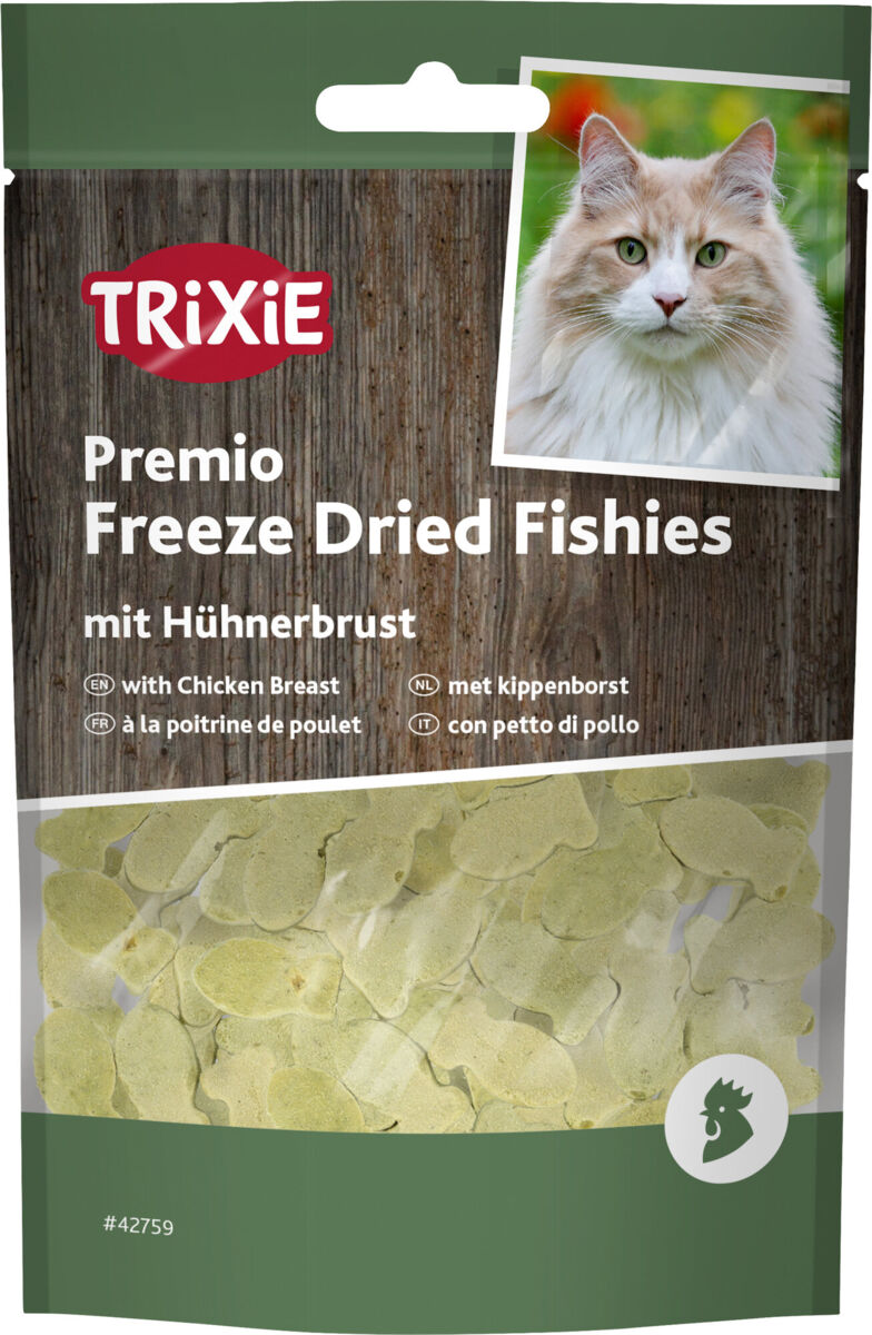 TRIXIE PREMIO Freeze-Dried Fishies à la poitrine de poulet – 20 g