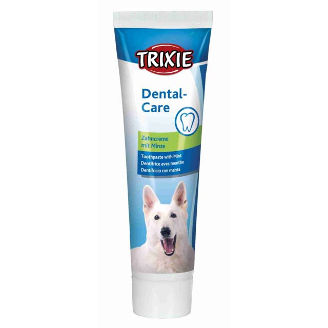 TRIXIE – Dentifrice pour chien au goût menthe – Haleine fraîche et hygiène dentaire – 100 g