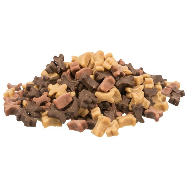 TRIXIE Junior Soft Snack Bones – Friandises moelleuses pour chiot au poulet, agneau et saumon – 140 g
