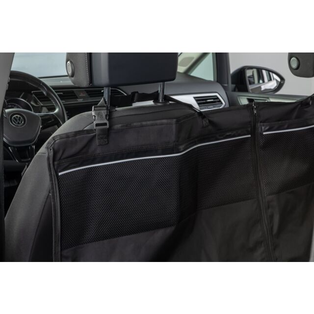 TRIXIE – Protection de banquette arrière pour chien avec côtés rabattables – Séparable – Noir – 155 × 130 cm