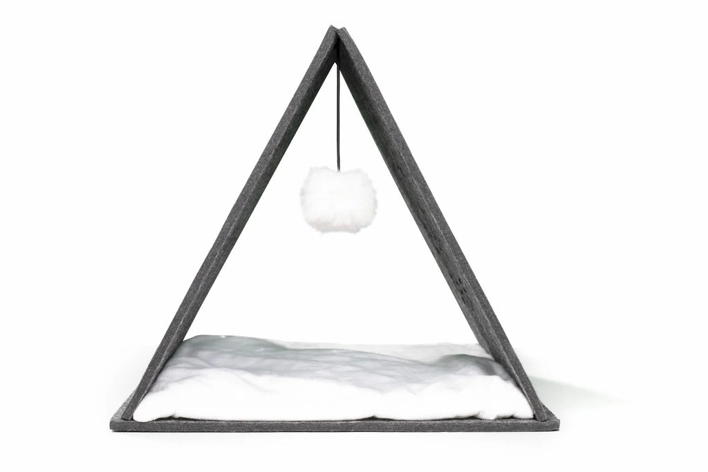 Tente pour chat M-PETS ECO Tent grise – Feutre recyclé