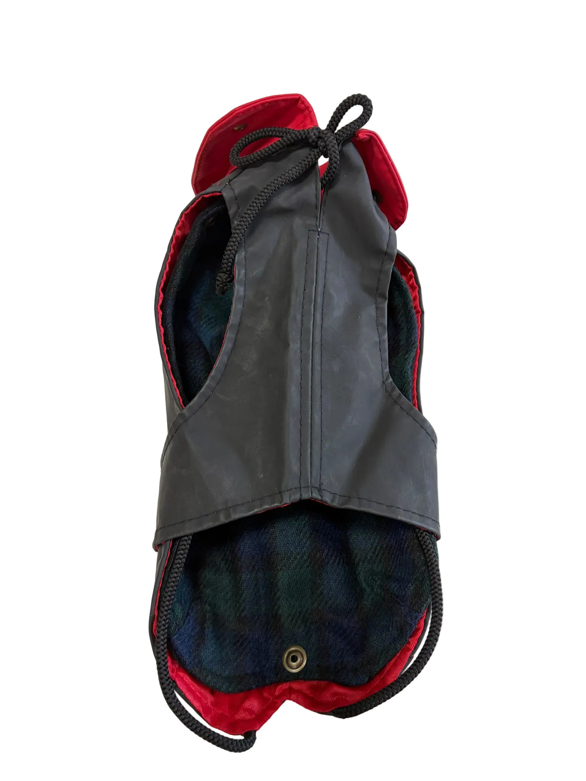 Imperméable Dog Line noir & rouge avec doublure chaude amovible
