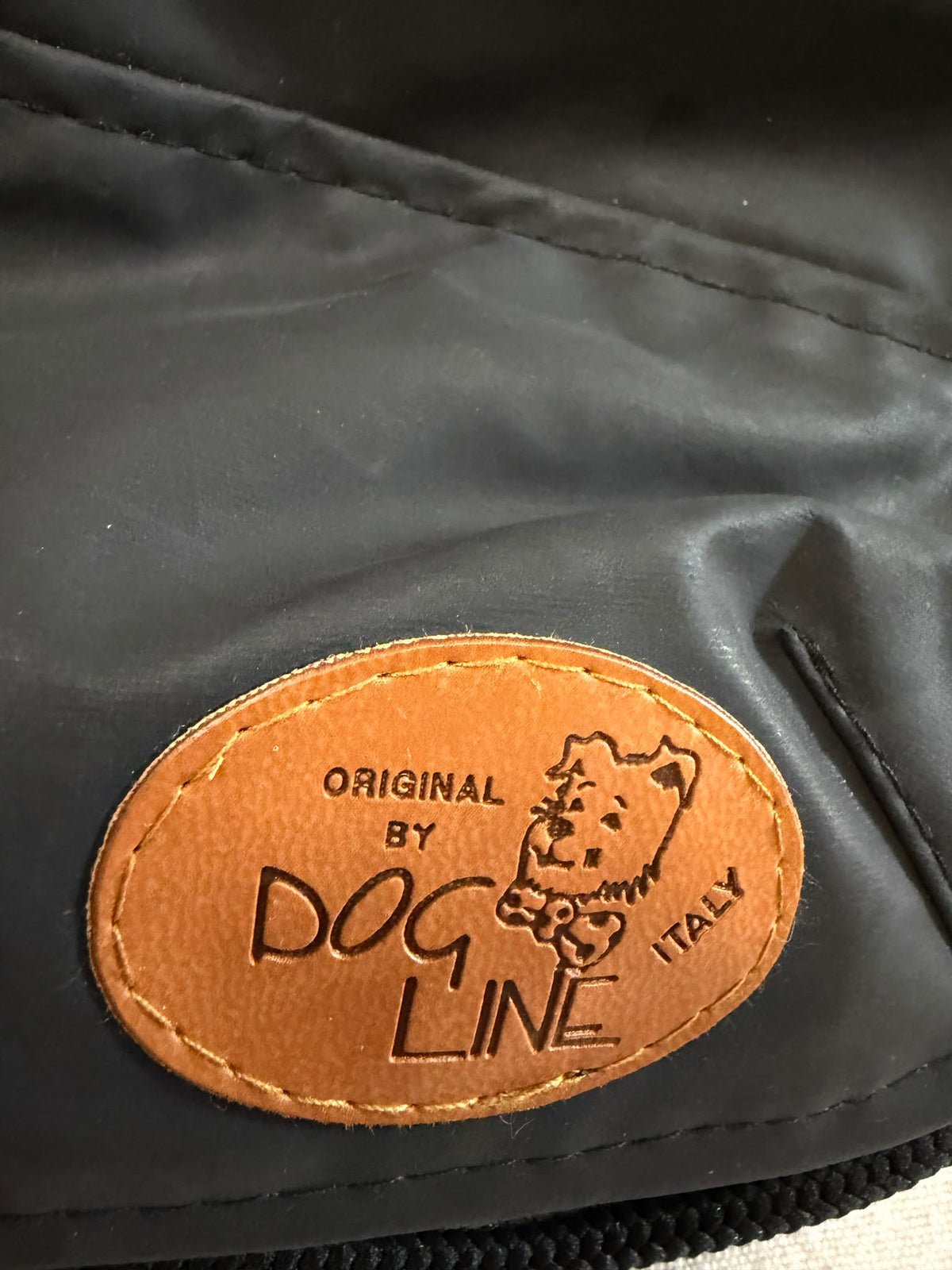 Imperméable Dog Line noir & rouge avec doublure chaude amovible
