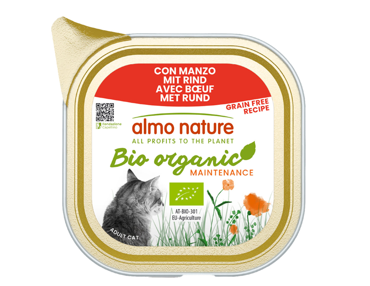 Almo Nature Bio Organic – avec Bœuf – 85 g
