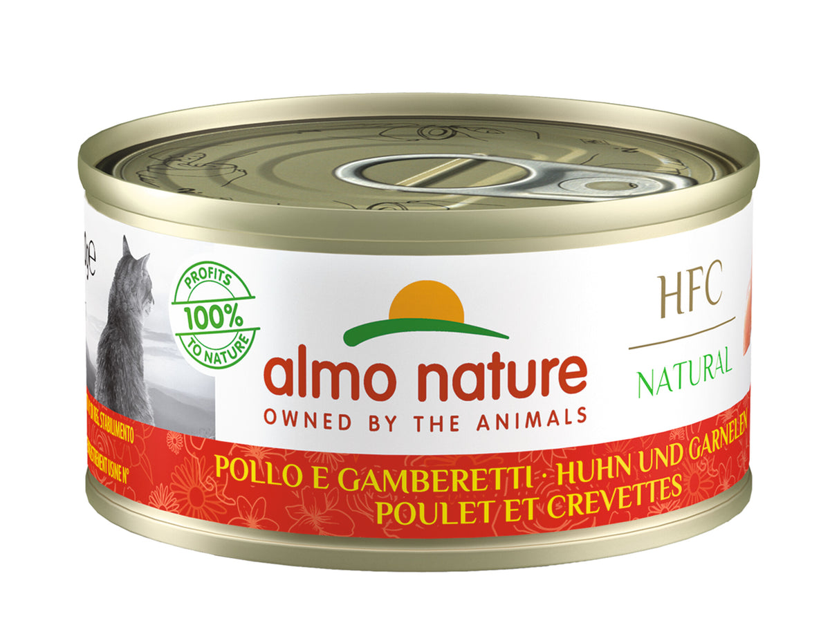 Almo Nature HFC natural - poulet et crevettes pour chat – 70 g