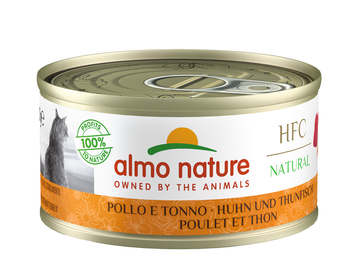 Almo Nature HFC natural - poulet et thon pour chat – 70 g