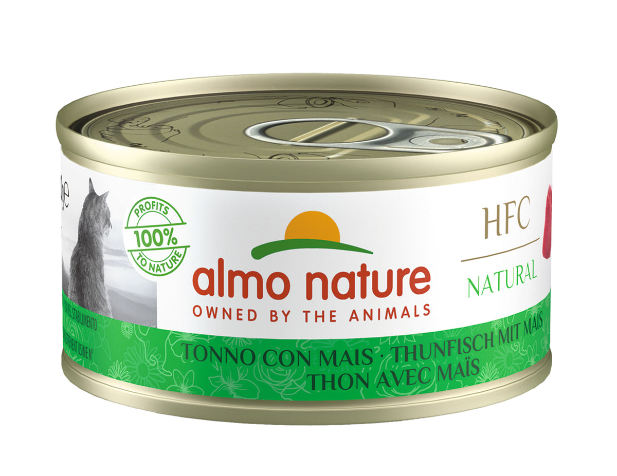 Almo Nature HFC natural - thon avec maïs pour chat – 70 g