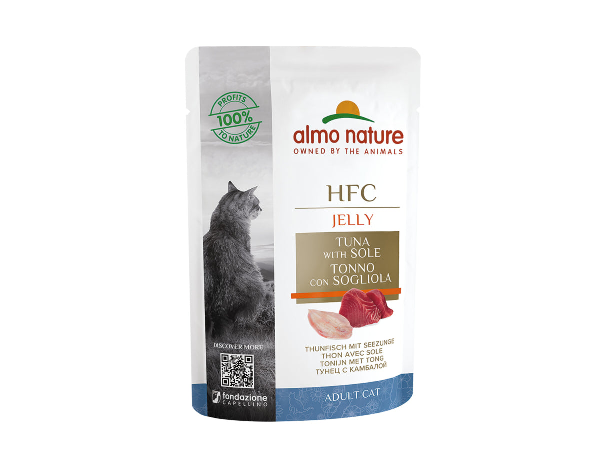 Almo Nature HFC Jelly – Thon avec Sole – 55 g
