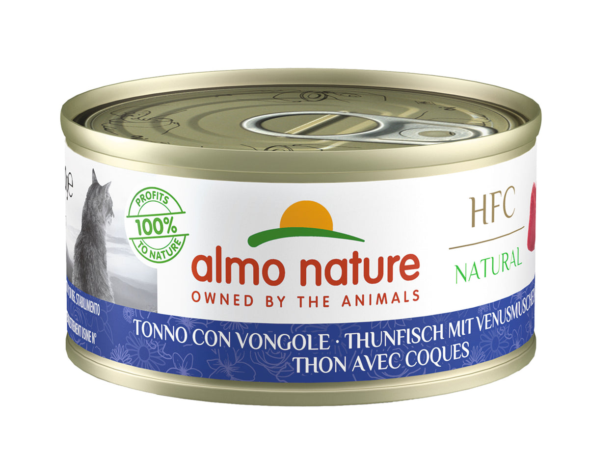 Almo Nature HFC natural - thon avec coques pour chat – 70 g