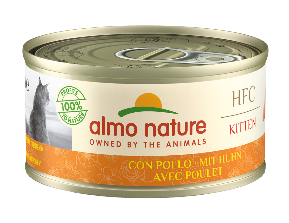 Almo Nature HFC natural kitten - avec poulet pour chat – 70 g