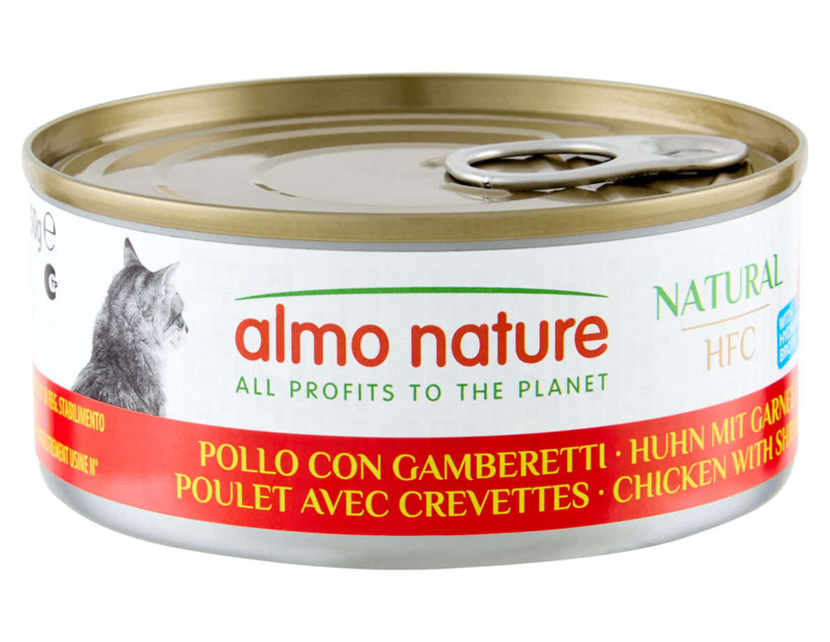 Almo Nature HFC Natural – Poulet avec Crevettes – 150 g
