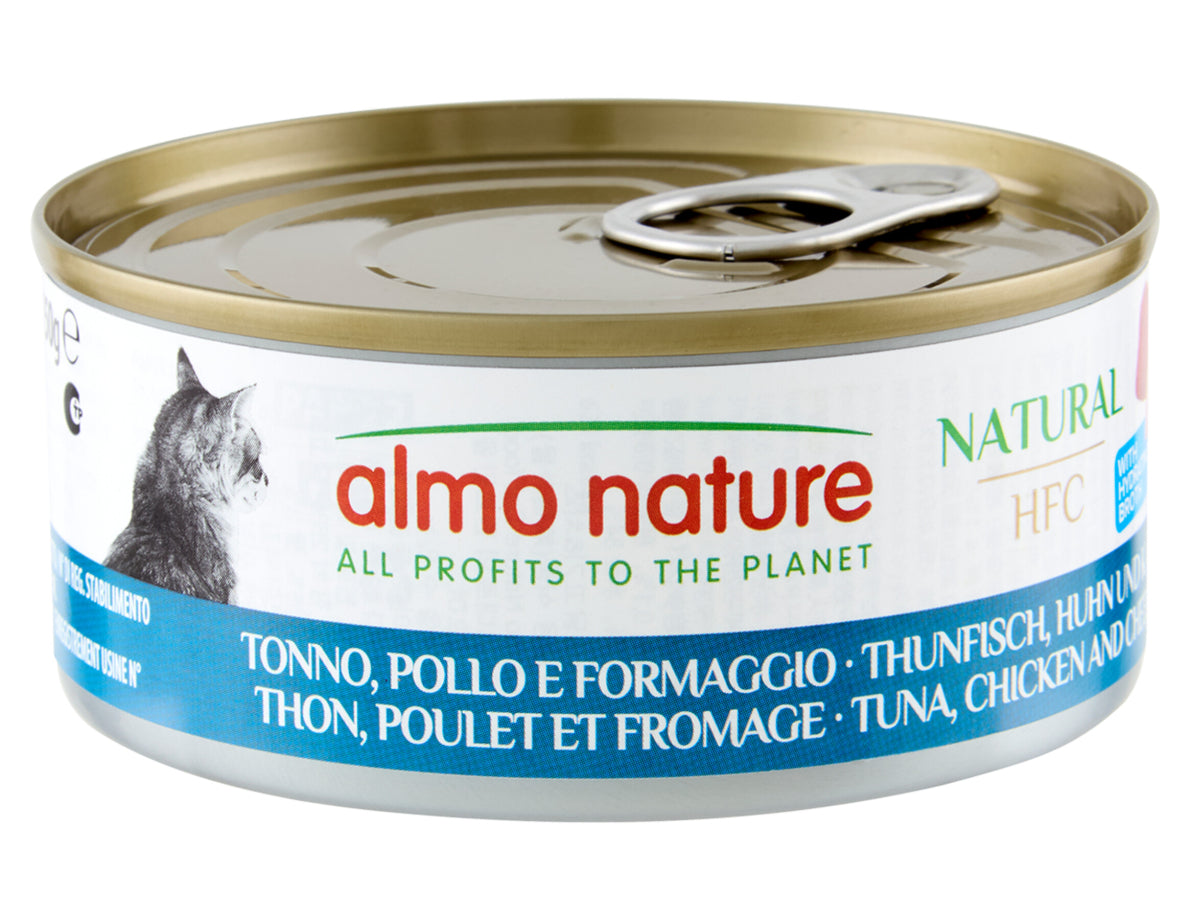 Almo Nature HFC Natural – Thon, Poulet et Fromage – 150 g