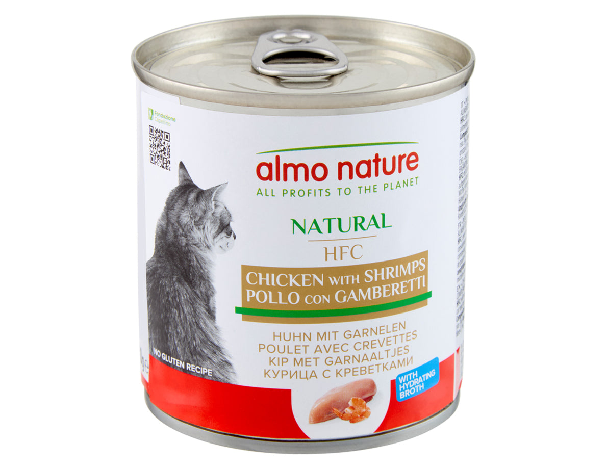 Almo Nature HFC Natural – Poulet avec Crevettes – 280 g
