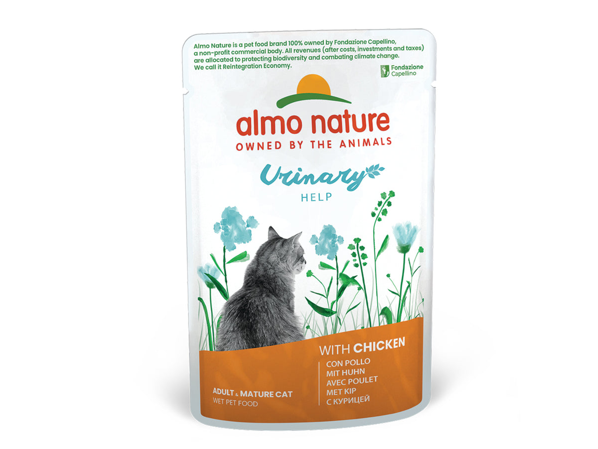 Almo Nature Holistic urinary help - avec poulet pour chat – 70 g