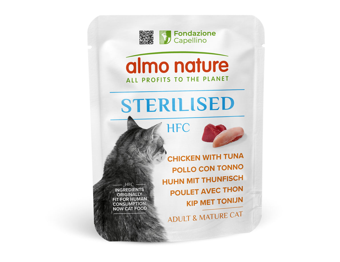 Almo Nature HFC Sterilised – Poulet avec Thon – 50 g