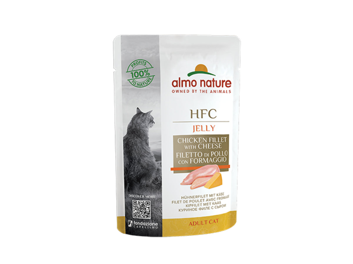 Almo Nature HFC Natural – Filet de Poulet avec Fromage – 55 g