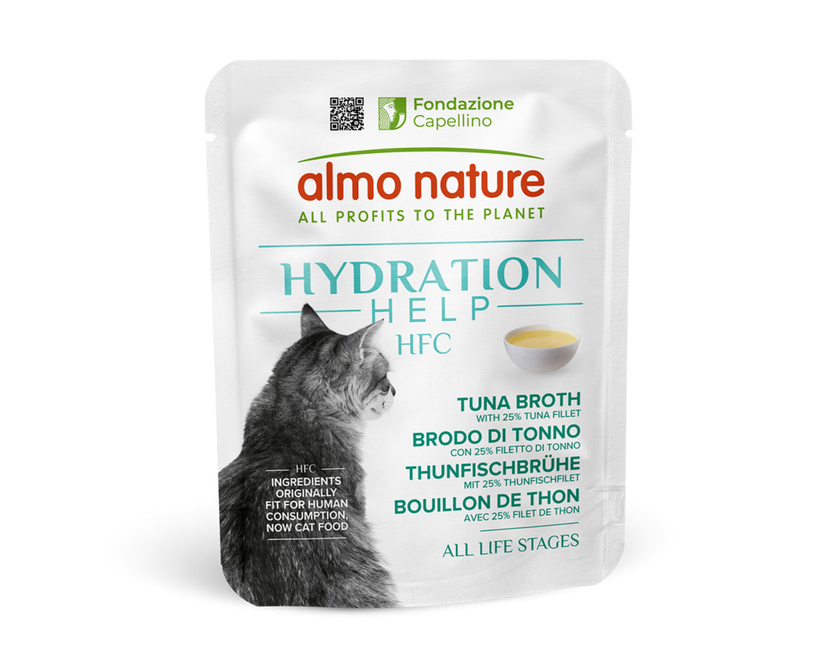 Almo Nature HFC Hydration Help – Bouillon de Thon avec Filet de Thon – 50 g