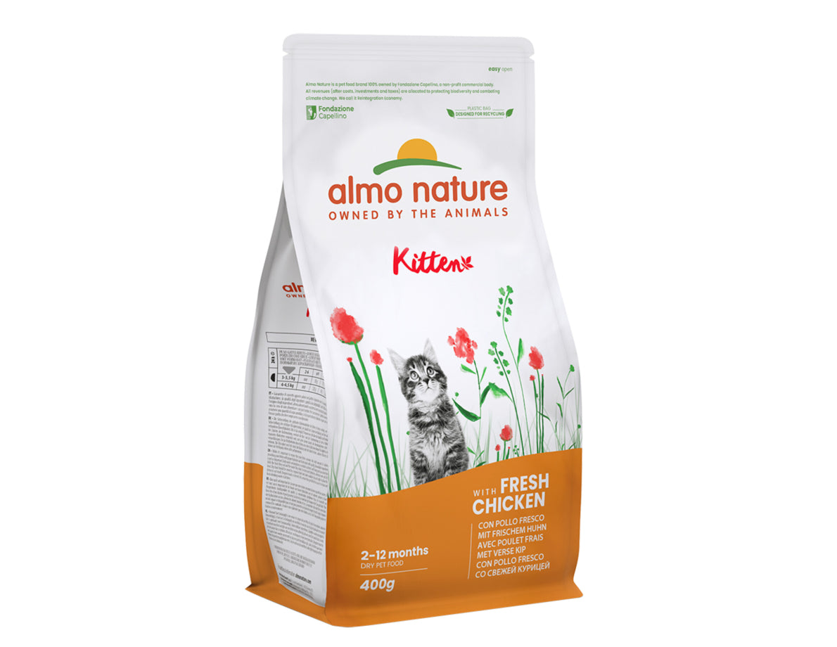 Almo Nature Kitten – avec Poulet Frais – 400 g