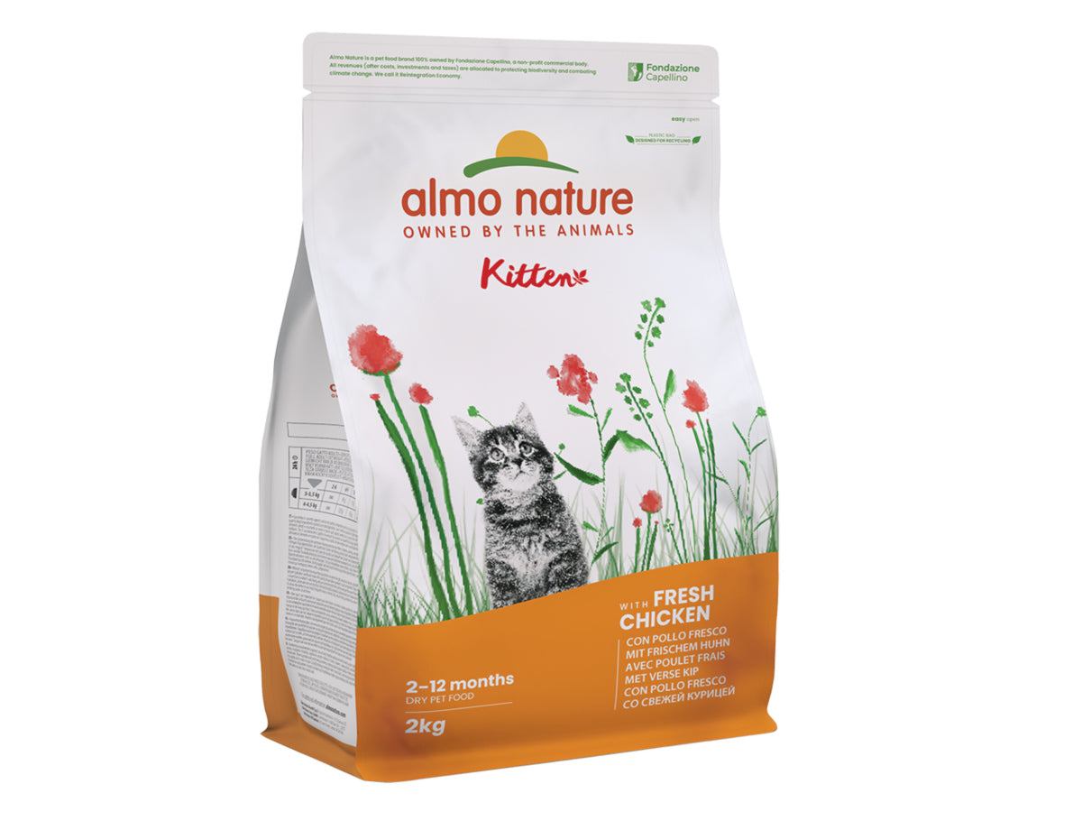 Almo Nature Kitten – avec Poulet Frais – 2 kg