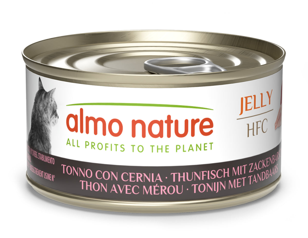 Almo Nature HFC jelly - thon et mérou pour chat – 70 g