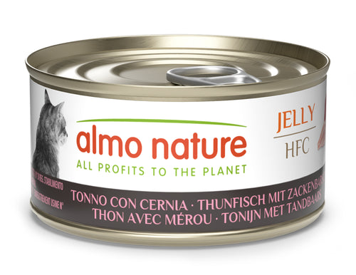Almo Nature HFC jelly - thon et mérou pour chat – 70 g