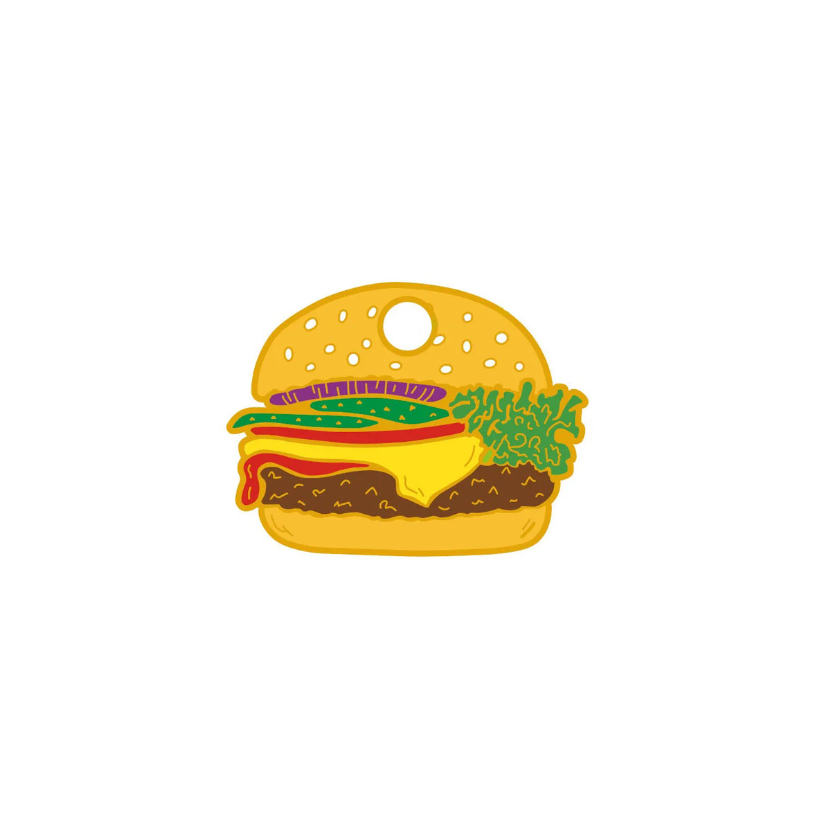 Médaille décorative drippy burger