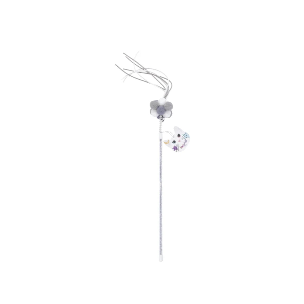Canne à pêche pour chat M-PETS MoonCAT Cosmic Fluff – 40 cm